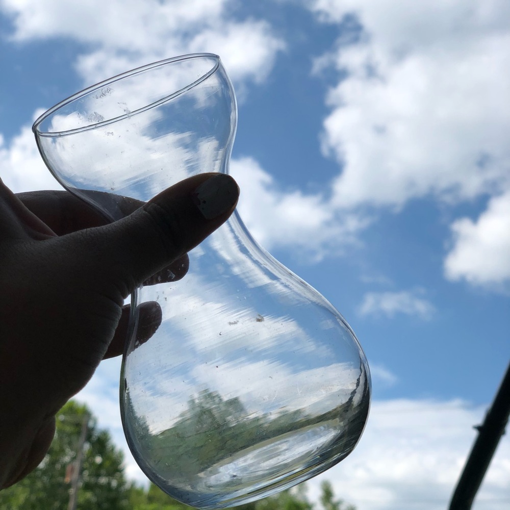 Glass vase